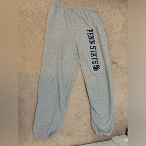 Unisex Penn State grey sweatpants